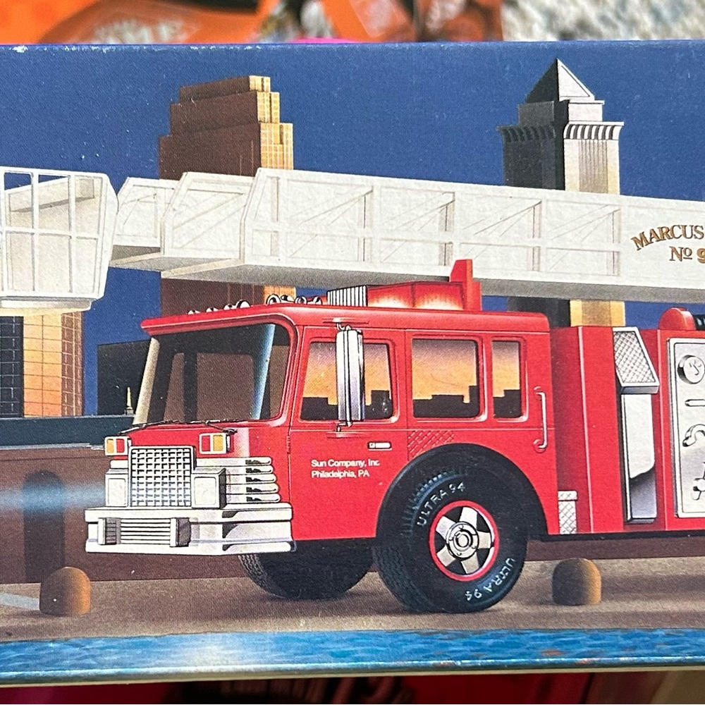 Fire Truck Toy - Red and Yellow - Picture 6 of 10